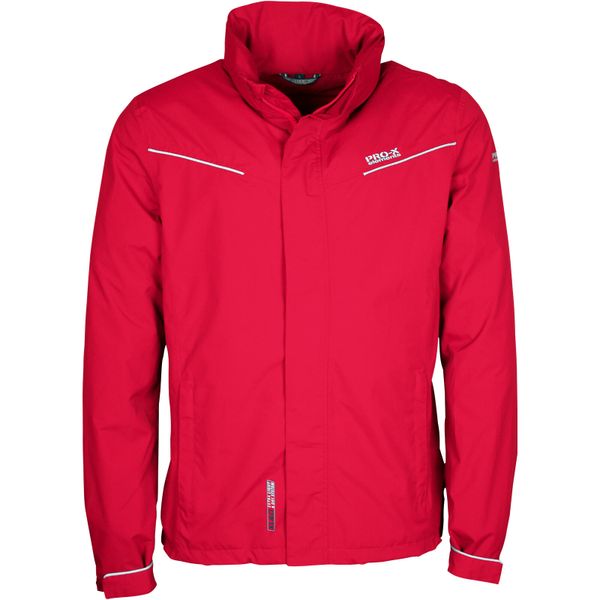 Funkcjonalna kurtka Pro-X Elements Dexter. Czerwone buty sportowe męskie PRO-X ELEMENTS, l, bez wzorów, bez kaptura. Za 411.50 zł.