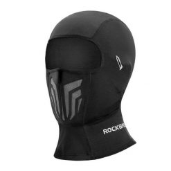 Czapka rowerowa z jedwabiu chłodzącego. Czarne czapki i kapelusze męskie ROCKBROS, bez wzorów, z materiału, sportowe. Za 59.60 zł.