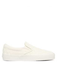 Vans Tenisówki Classic Slip-On VN000D6YC131 Kremowy. Białe trampki i tenisówki damskie Vans, bez wzorów, z materiału, bez zapięcia. Za 339.99 zł.