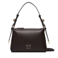 Torebka Armani Exchange. Brązowe torebki do ręki damskie Armani Exchange, bez wzorów, klasyczne, bez dodatków. Za 614.99 zł.