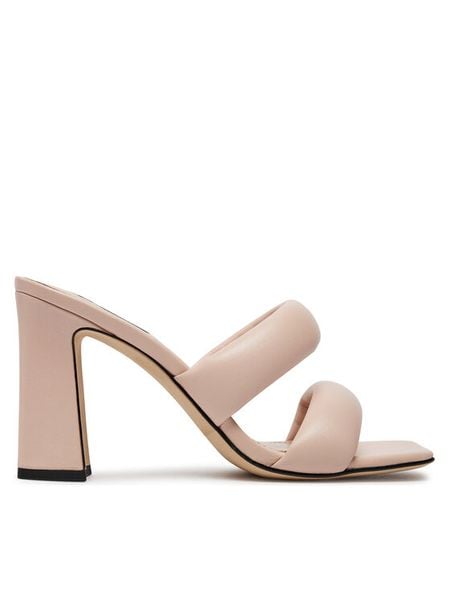 Marella Klapki Gardena 2413521027200 Różowy. Czerwone klapki damskie Marella, bez wzorów, ze skóry, bez obcasa. Za 1,289.00 zł.