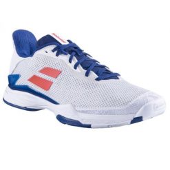 Buty tenisowe męskie Babolat Jet Tere AC 45. Białe buty sportowe męskie BABOLAT, bez zapięcia, tenisowe. Za 479.00 zł.