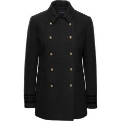 Krótki płaszcz ze złotymi guzikami bonprix czarny. Kurtki damskie marki bonprix. Za 124.99 zł.