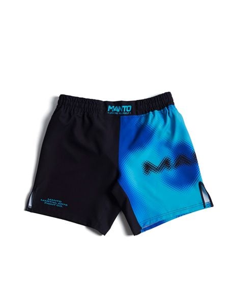 Spodenki do MMA męskie Manto Atomic. Czarne szorty męskie Manto, m, z aplikacjami, z elastanu, klasyczne. Za 119.99 zł.