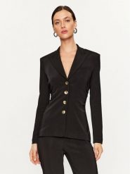 Pinko Marynarka Edvige 100259 A04I Czarny Regular Fit. Czarne żakiety damskie Pinko, bez wzorów, z syntetyku. Za 2,409.00 zł.