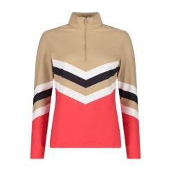 Golf damska turystyczne CMP 34L4216. Brązowe swetry damskie CMP, l, bez wzorów, sportowe, bez kołnierzyka, bez ramiączek, bez kaptura. Za 382.50 zł.