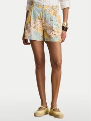 LAUREN RALPH LAUREN Szorty materiałowe 200P10134001 Kolorowy Relaxed Fit. Szorty damskie Lauren Ralph Lauren, bez wzorów, ze lnu. Za 859.99 zł.