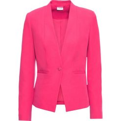 Żakiet bonprix różowy hibiskus. Żakiety damskie marki bonprix. Za 89.99 zł.