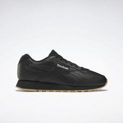 Trampki Męskie Skóra Glide. Czarne trampki męskie Reebok, bez wzorów, z gumy, bez zapięcia. Za 229.00 zł.