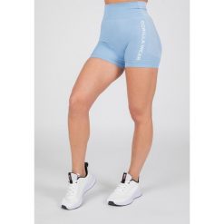 Selah Bezszwowe Szorty ight Niebieski. Niebieskie legginsy damskie GORILLA WEAR, l, bez wzorów, sportowe, na fitness i siłownię. Za 187.00 zł.