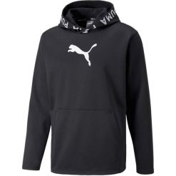 Bluza dresowa męska Puma TRAIN PWR. Czarne bluzy męskie Puma, m, bez wzorów, z dresówki, z kapturem. Za 99.00 zł.