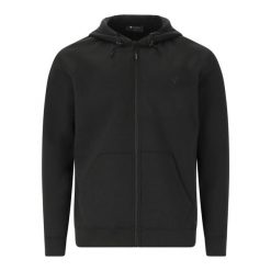 Bluza z kapturem z pełnym zamkiem błyskawicznym Virtus Taro. Czarne bluzy męskie VIRTUS, bez zapięcia, na fitness i siłownię. Za 276.00 zł.