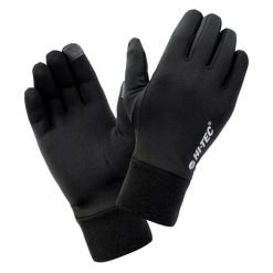 Rękawiczki do biegania męskie Hi-Tec Janni - czarne, Rozmiar L/XL. Czarne buty sportowe męskie Hi-tec, z elastanu, bez zapięcia, do biegania. Za 44.99 zł.