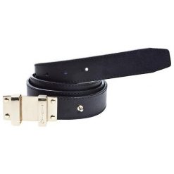 Pasek LIU JO - Cintura Media Camill A63238 P0104 Blu Navy 93921. Niebieskie paski damskie Liu Jo, w paski, ze skóry. W wyprzedaży za 169.00 zł.