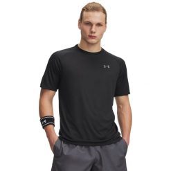 Koszulka Under Armour Tech 2.0 SS Tee (1326413-001). Czarne koszulki sportowe męskie Under Armour, m, bez wzorów, bez kołnierzyka, bez ramiączek, na fitness i siłownię. Za 89.99 zł.
