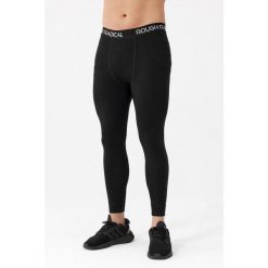 Getry męskie termoaktywne Rough Radical Merino Active Long 180. Czarne legginsy sportowe męskie ROUGH RADICAL, m, bez wzorów, z wełny, trekkingowe. W wyprzedaży za 211.65 zł.