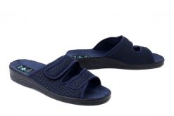 ADANEX 30263 FBK3VN granatowy, kapcie damskie. Niebieskie kapcie damskie Adanex, bez wzorów. Za 76.49 zł.