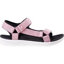 Hi-Tec SANDAŁY I KLAPKI APODIS WO'S BRIDAL ROSE/BLACK/WHITE 40. Białe klapki damskie Hi-tec, bez wzorów, bez obcasa, bez zapięcia. Za 72.09 zł.