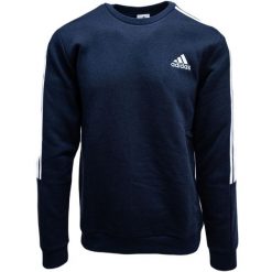 Bluza męska adidas Essentials Sweatshirt. Białe bluzy męskie Adidas, m, bez wzorów, bez kaptura, do biegania. Za 151.00 zł.