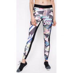 Reebok - Spodnie/legginsy CF3169. Szare legginsy damskie Reebok, z dzianiny. W wyprzedaży za 99.90 zł.
