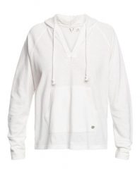 Bluza z kapturem dla Kobiety DESTINATION SURF Biały. Białe bluzy damskie Roxy, m, bez wzorów, z bawełny, z kapturem. Za 249.00 zł.