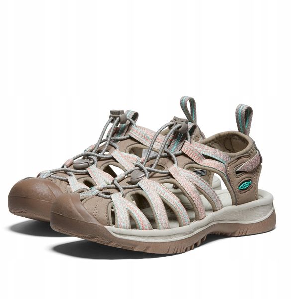 Keen Keen Whisper 1022810 Brązowe 40. Brązowe sandały damskie Keen, bez wzorów, bez obcasa, bez zapięcia. Za 365.36 zł.