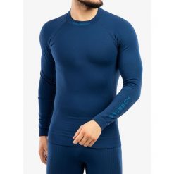 Bluza termoaktywna męska Brubeck Extreme Thermo Sweatshirt. Niebieskie bluzy męskie Brubeck, m, bez wzorów, bez kaptura, do biegania. Za 240.99 zł.