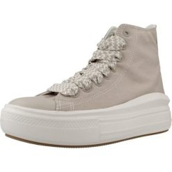 Tenisówki Converse Model Chuck Taylor All Star Move Hi Kolor Jasnobrązowy. Brązowe trampki i tenisówki damskie Converse, bez wzorów, z tkaniny, retro, bez zapięcia. Za 404.25 zł.