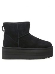 Ugg Śniegowce W Classic Mini Platform 1134991 Czarny. Czarne śniegowce i trapery damskie UGG, ze skóry. Za 849.99 zł.