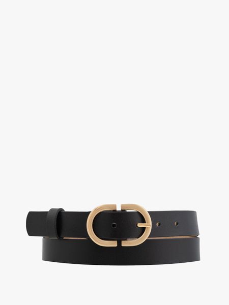 Czarny pasek damski. Czarne paski damskie Ryłko, bez wzorów, ze skóry, eleganckie. Za 129.99 zł.