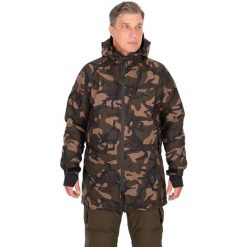 Kurtka Męska Wędkarska Wodoodporna Fox Sherpa-Tec 3/4 Jacket Ltd. Brązowe kurtki męskie FOX, m, bez wzorów, sportowe, bez kaptura. Za 652.99 zł.