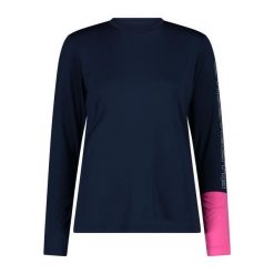 Koszulka damska rowerowe CMP 34N6936. Niebieskie koszulki sportowe damskie CMP, l, bez wzorów, bez kołnierzyka, bez ramiączek. W wyprzedaży za 139.99 zł.