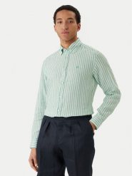 BOSS Koszula H-Liam 50560595 Zielony Regular Fit. Zielone koszule męskie Boss, m, bez wzorów, ze lnu, bez kołnierzyka, bez ramiączek. Za 629.99 zł.