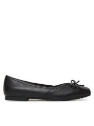 Caprice Baleriny 9-22109-46 Czarny. Czarne baleriny damskie Caprice, bez wzorów, ze skóry, bez obcasa. Za 234.99 zł.