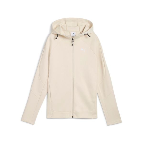 Puma Bluza Evostripe Full-Zip Dk 68505087. Brązowe bluzy damskie Puma, bez wzorów, bez kaptura. Za 240.99 zł.