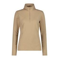Golf damska turystyczne CMP 30L1086. Brązowe bluzy sportowe damskie CMP, l, bez wzorów, bez kaptura, na golfa. Za 139.99 zł.