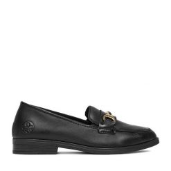 Loafersy Rieker. Czarne mokasyny damskie Rieker. Za 359.99 zł.