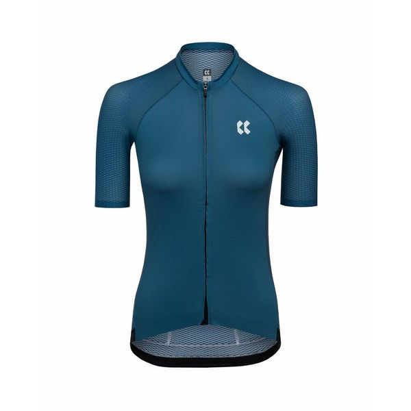 Damski jersey Kalas Passion Z3 Verano. Niebieskie koszulki sportowe damskie KALAS, bez wzorów, z jersey, bez kołnierzyka, bez ramiączek, rowerowe. Za 604.50 zł.