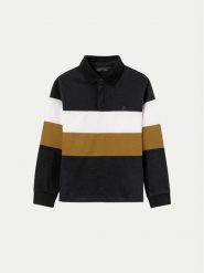 Mayoral Polo 7101 Czarny Regular Fit. Czarne t-shirty dla chłopców Mayoral, bez wzorów, z bawełny, bez ramiączek. Za 79.99 zł.