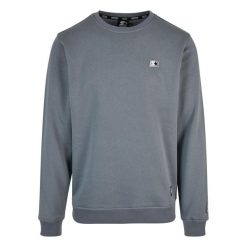 Sweter z okrągłym dekoltem Starter Essential. Niebieskie swetry przez głowę męskie Starter, m, bez wzorów, bez kołnierzyka. Za 243.50 zł.