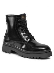 Gant Trapery Aligrey Mid Boot 27541323 Czarny. Czarne kozaki damskie GANT, ze skóry. Za 459.99 zł.