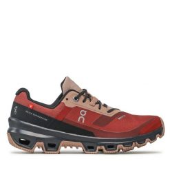 Buty do biegania On. Czerwone obuwie sportowe damskie On, bez wzorów, do biegania. Za 799.99 zł.