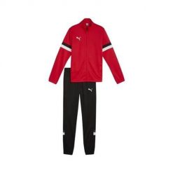 Dres treningowy chłopięcy Puma 65865501. Białe spodnie sportowe dla chłopców Puma, bez wzorów, z dresówki, sportowe, na jogę i pilates. Za 189.00 zł.