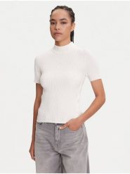 Miss Sixty Golf 6S1RJ37100 Biały Slim Fit. Białe swetry damskie Miss Sixty, s, bez wzorów, z syntetyku, bez kołnierzyka, bez ramiączek, bez kaptura. Za 249.99 zł.