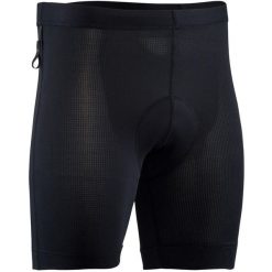 Spodenki rowerowe wewnętrzne męskie z wkładką Coolmax Silvini Inner MP373V. Czarne buty sportowe męskie Silvini, bez zapięcia, rowerowe. Za 133.55 zł.