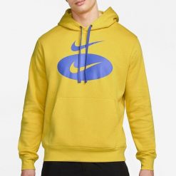 Bluza sportowa męska Nike Sportswear DM5458-709. Żółte bluzy męskie Nike, m, bez wzorów, bez kaptura. Za 139.00 zł.