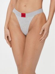 Hugo Stringi Red Label 50503102 Szary. Szare stringi damskie Hugo, xl, bez wzorów, z bawełny. Za 59.99 zł.