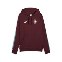Męska bluza z kapturem reprezentacji Portugalii KING PUMA. Czerwone bluzy męskie Puma, m, bez wzorów, z kapturem. Za 299.00 zł.