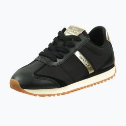 Buty damskie GANT Beja. Czarne obuwie sportowe damskie GANT, bez wzorów, z gumy, trekkingowe. Za 419.99 zł.