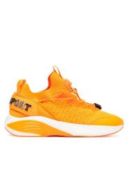 Plein Sport Sneakersy SAES USC0751 STE003N Pomarańczowy. Brązowe buty sportowe męskie Plein Sport, z materiału, bez zapięcia. Za 449.99 zł.